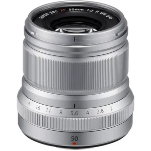 Fujifilm XF 50mm f/2 R WR, Silver, Ø46