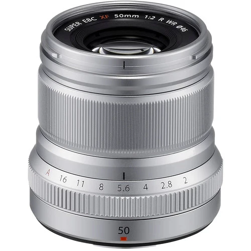 Fujifilm XF 50mm f/2 R WR, Silver, Ø46