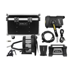 Nanlux Evoke 1200B Bi-Color LED Spot Light w/FL35YK Fresnel + Road Case