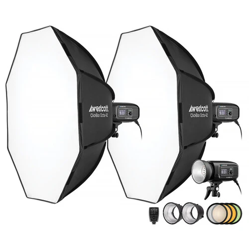 Westcott FJ400-SE 2-Light Studio Strobe Kit with FJ-X3 M Universal Wireless Trigger (110V)