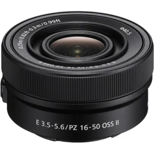 Sony SELP1650II E PZ 16-50mm f/3.5-5.6 OSS II Lens, Ø40.5