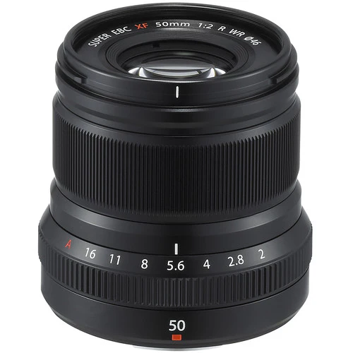 Fujifilm XF 50mm f/2 R WR, Black, Ø46
