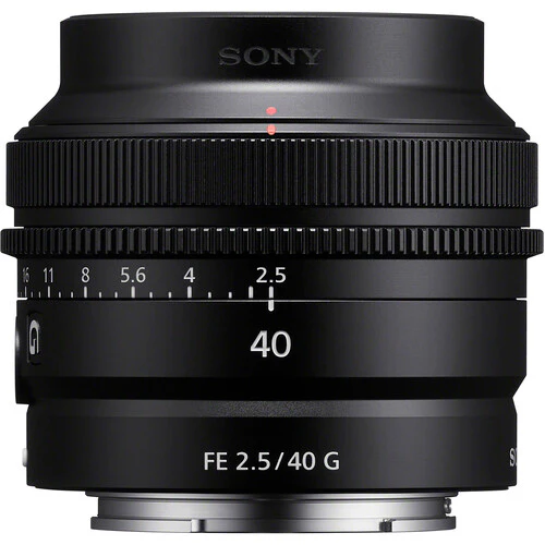 Sony SEL40F25G FE 40mm f/2.5 G Lens, Ø49